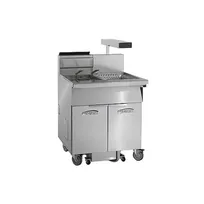 product of Imperial IFSCB250-OP Multiple Battery Gas Fryer w/ (2) 50 lbs Frypots, Built-In Filter, Thermostat Controls