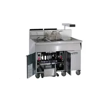 product of Imperial IFSCB675C Multiple Battery Gas Fryer w/ (6) 75 lbs Frypots, Built-In Filter, Computer Controls