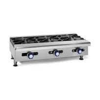product of Imperial IHPA-2-24 24" Countertop Gas Hotplate with (2) Burners, Manual Controls, 64.000 BTU