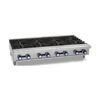 product of Imperial IHPA-8-48 48" Countertop Gas Hotplate with (8) Burners, Manual Controls, 256.000 BTU