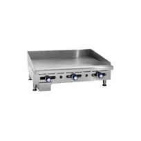 product of Imperial IMGA-7228-1 72" Countertop Gas Griddle, Manual Controls, 1" Steel Plate, 180.000 BTU