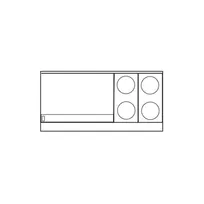 product of Imperial IR-4-G36T-E-XB Pro Series Restaurant Range, Electric, 60"
