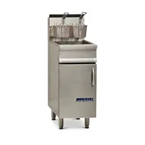 product of Imperial IRF-DS-75 Fryer Dump Station w/ Storage Cabinet Base, 4" Top Drain, Range Match