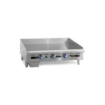 product of Imperial ITG-72 72" Countertop Thermostatic Gas Griddle, 1" Steel Plate, 180.000 BTU