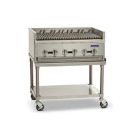 product of Imperial PSB60 60" Pro Series Countertop Gas Radiant Charbroiler w/ (10) Burners, 222.000 BTU