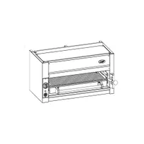 product of Jade JBR-JB36-WM 36" Infrared Gas Salamander Broiler
