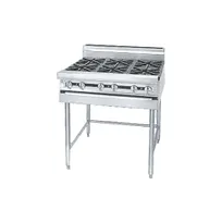 product of Jade JMRH-6 36" Gas Heavy Duty Range w/ (6) Open Burners, Modular & Open Legs Base. 210.000 BTU