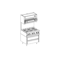 product of Jade JRLH-02R-B-36 36" 2 Drawers Freezer Chef Base, (4) 12" x 20" Pan Capacity, Remote