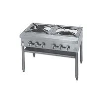 product of Jade JSP-224 36" Gas Stock Pot Range w/ (2) Three Ring Burners, Side to Side Design, Manual Controls, 200.000 BTU 
