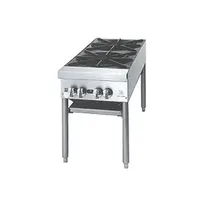 product of Jade JSP-240 36" Gas Stock Pot Range w/ (2) Three Ring Burners, Front to Back Design, Manual Controls, 240.000 BTU