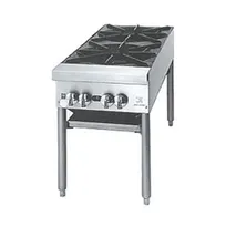 product of Jade JSP-360 54" Gas Stock Pot Range w/ (3) Three Ring Burners, Front to Back Design, Manual Controls, 360.000 BTU