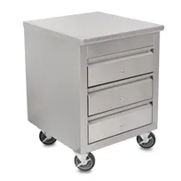 product of John Boos 4CD4-2724-CL-X Mobile Drawer Cabinet, 24"W X 26-1/2"D X 33-3/4"H