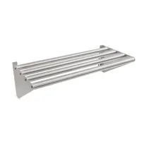 product of John Boos BHS1636-T 36"W x 16"D Stainless Steel Wall Mounted Tubular Shelf, Satin Finish
