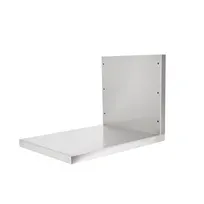 product of John Boos CGS-MS2026-X 20" Wall-Mounted Microwave Shelf, 14/300 Stainless Steel, 26-9/16"H x 26-9/16"D