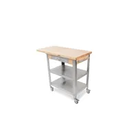 product of John Boos CUCE40 Cucina Elegante Cart, 40"W X 20"D X 35"H Overall Size