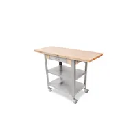 product of John Boos CUCE50 Cucina Elegante Cart, 50"W X 20"D X 35"H Overall Size