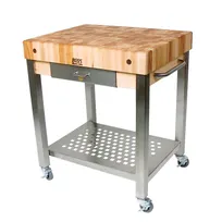 product of John Boos CUCT24 Cucina Technica Cart, 30"W X 24"D X 35"H Overall Size