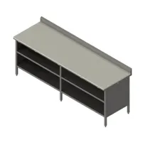 product of John Boos EBOP3R5-3096 Work Table, Cabinet Base with Open Front, 96"W X 30"D