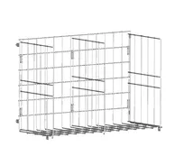 product of John Boos MBR10A Stainless Steel Wall Mounted Meat Boat Rack - 12" x 84" x 25"