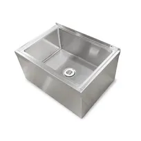 product of John Boos PBMS2424-6-X 28" Mop Sink, 24"W x 24"L x 6"D Bowl / Special Value
