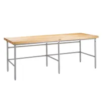 product of John Boos SBS-S19 Baker'S Table Frame, Fits 120"W X 48"D Top, Bin Stops & Guides