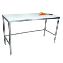 product of John Boos TC053 Trimming Table, 72"W X 30"D, 3/4" Reversible Poly Flat Top