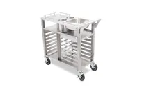 product of John Boos TYC-1530 Stainless Steel Teppankayi Cart w/ 14 Half Size Pan Capacity
