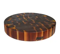 product of John Boos WAL-CCB183-R - 18" Diameter Walnut Board, 3" Thick End Grain, Oil-Finish, Reversible