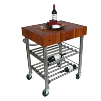 product of John Boos WAL-CUCD15WC Cucina D'Amico Wine Cart