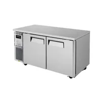product of Turbo Air JUF-60-N 59" 2-Door Undercounter Freezer, Stainless Steel Exterior, Front Breathing, 13.5 cu. ft.