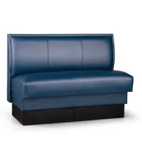 product of JustChair JBS-USP-36-GR1/COM Custom Booth, Single Vertical Channel Back, Upholstered Seat, 36" Height