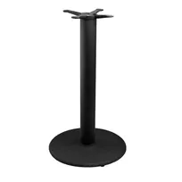 product of JustChair TBX24R-34 Counter Height Round Table Base, 24" Base Spread, 4" Column, Steel & Cast Iron