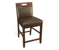 product of JustChair W51024-COM Upholstered Counter Chair, German Beech, Tongue & Groove Hardwood, COM