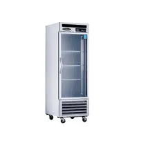product of Kool-It Signature KBSR-1G 26" 1-Section Reach-In Refrigerator w/ Glass Door, Bottom Mounted, Stainless Steel, 19 cu. ft.