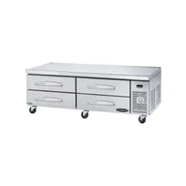 product of Kool-It KCB-74-4M 74" 4 Drawers Refrigerated Chef Base w/ Marine Edge Top