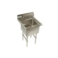 product of Klinger's Trading ECS11818 23" One Compartment Sink, 18"W x 18"L Bowl Without Drainboards