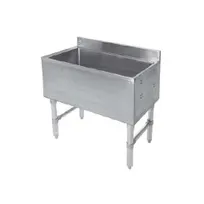product of Klinger's Trading IC1848 48" Underbar Ice Bin Without Cold Plate w/ 130 lbs., 11" Bin Depth
