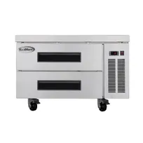 product of Koolmore KM-BR-362D 2-Section Refrigerator Cabinet 36x32x26", Steel, Drawers, Temp 33-40°F, ETL