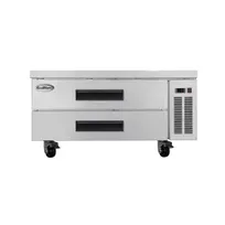 product of Koolmore KM-BR-482D 2-Section 2-Door Stainless Steel Holding Cabinet 48x32x26H, Temp Ctrl, Defrost
