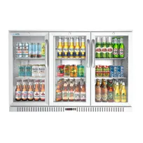 product of Koolmore BC-3DSW-SS 53" Bar Cooler, 11.3 cu ft, 3 Glass Doors, LED Digital, R-600a, 1/7 HP, 115V