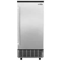 product of Koolmore BIM75-BS Ice Maker, 15" Wide, 75 lb/24h Production, 25 lb Stainless Steel Bin, ETL