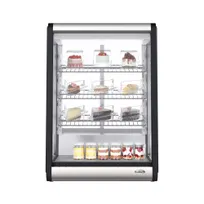 product of Koolmore CDC-49-SS Display 24" 4‑Tier StainlessPainted Sliding Glass Temp 32°‑53°F LED Defrost Service