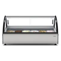 product of Koolmore KM-CGD-6P 46" Gelato/Ice Cream Dipping Cabinet w/ Curved Sneeze Guard