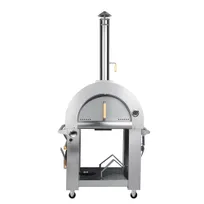 product of Koolmore KM-OKS-DFPO Gas & Wood Fired Pizza Oven, 32"W, Flue Tamper Control