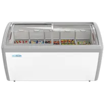 product of Koolmore MCF-16C 60" Ice Cream Display Glass Chest Freezer, 16 cu. ft.