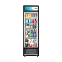 product of Koolmore MDR-9CP 9 cu.ft. Glass Door Merchandiser Refrigerator, Black Steel, 1/5 HP, Shelves, R‑600a