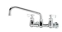 product of Krowne 14-808L Krowne Royal Series Faucet, Splash-Mounted, 8" Centers, 8" Swing Spout