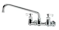 product of Krowne 14-814L Krowne Royal Series Faucet, Splash-Mounted, 8" Centers, 14" Swing Spout