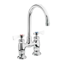 product of Krowne 15-401L Royal Series Low Lead Deck Mount Faucet w/ 4" Centers, 6" Gooseneck Spout