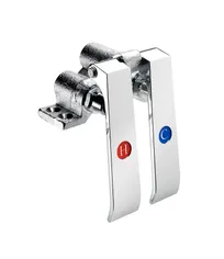 product of Krowne 16-121L Krowne Royal Series Double Pedal Knee Valve, 4-1/2" Hole Centers